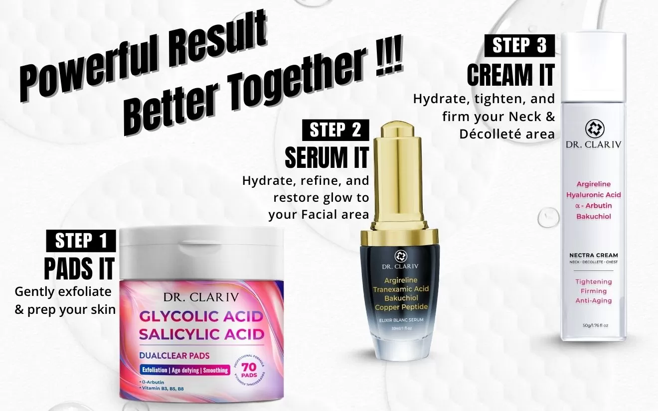 better together dualclear pads drclariv