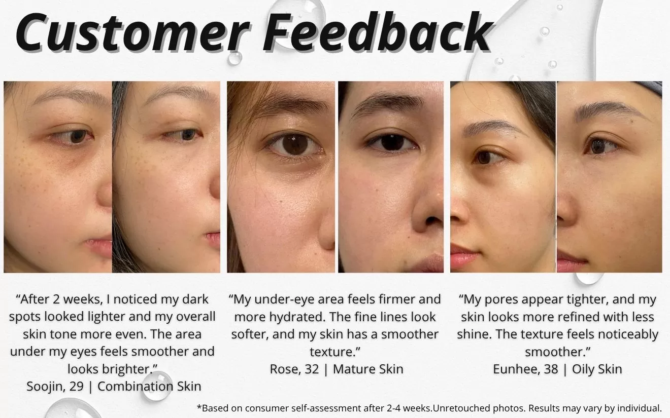customer feedback drclariv eyelift serum