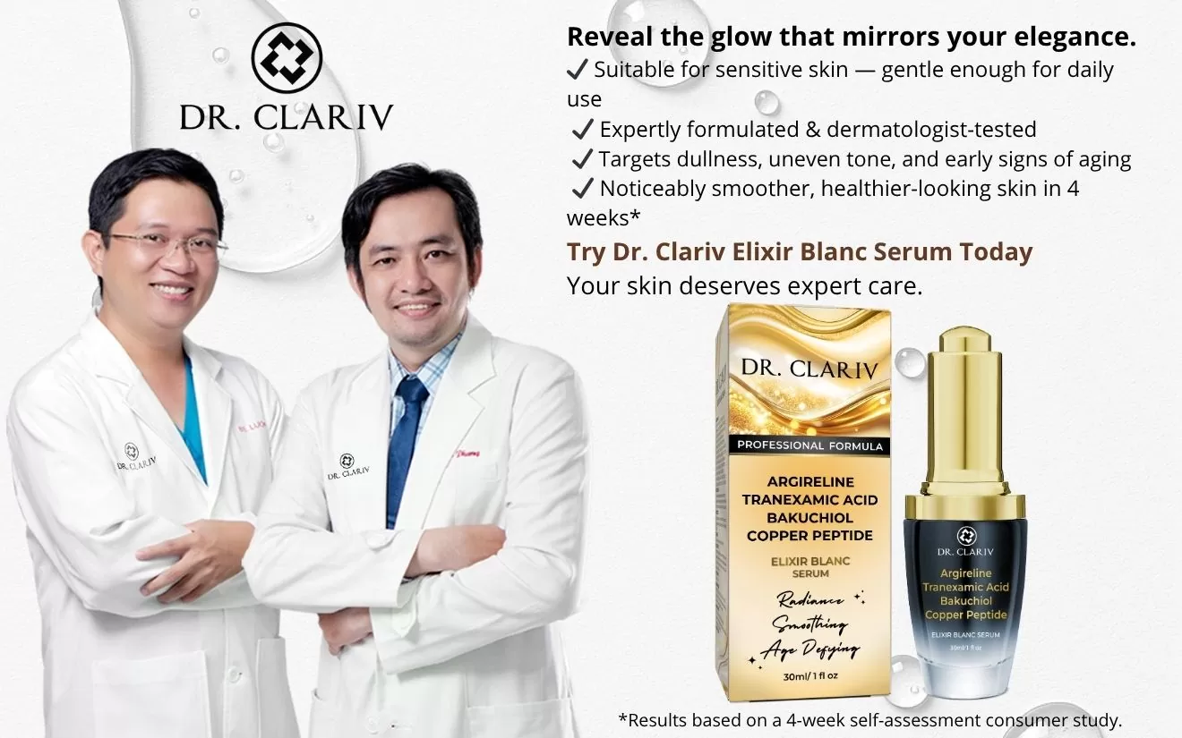formulated by skincare professionals dr.clariv