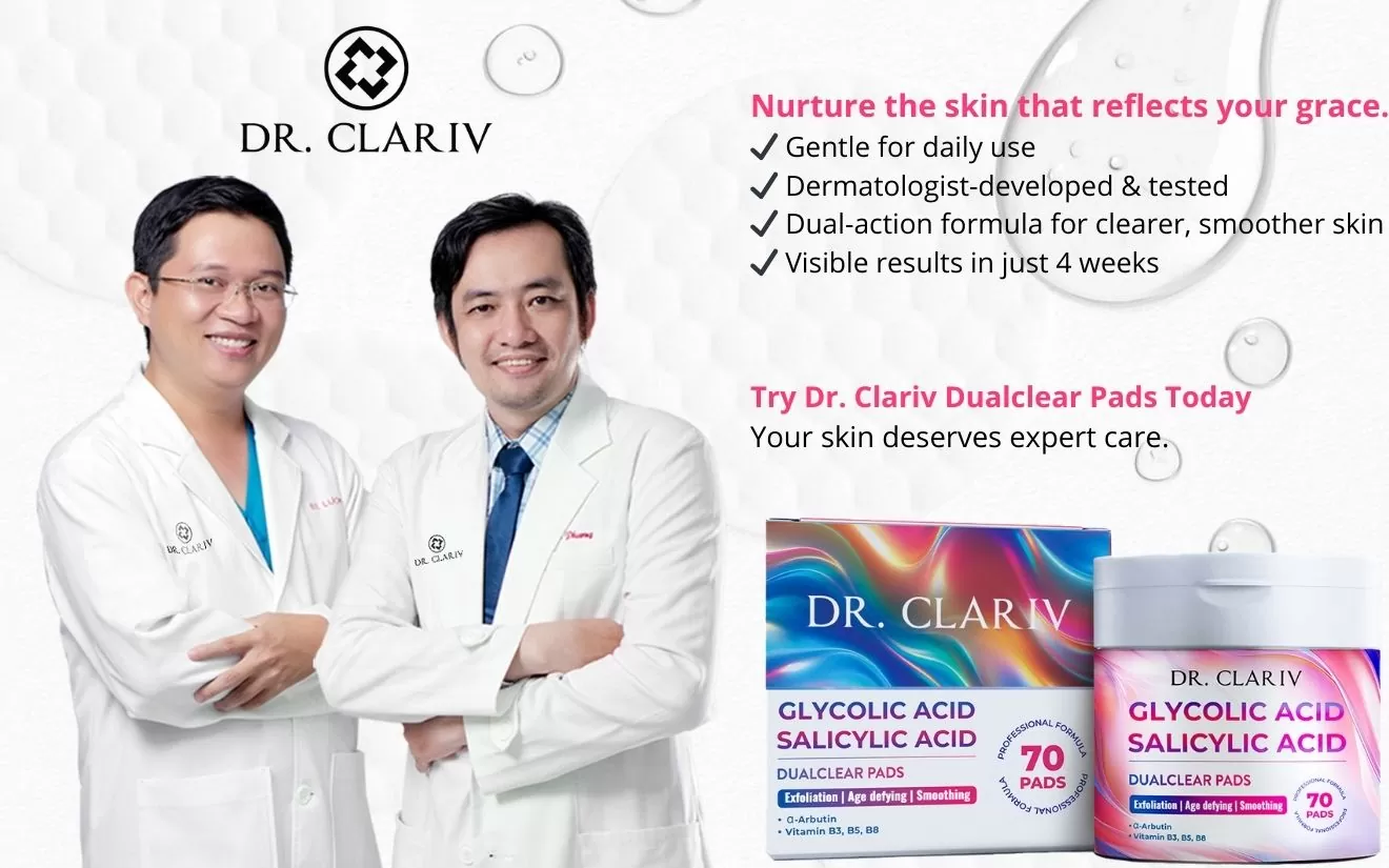 formulated dualclear pads drclariv