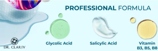 AHA BHA Exfoliant - DUALCLEAR PADS - DR.CLARIV