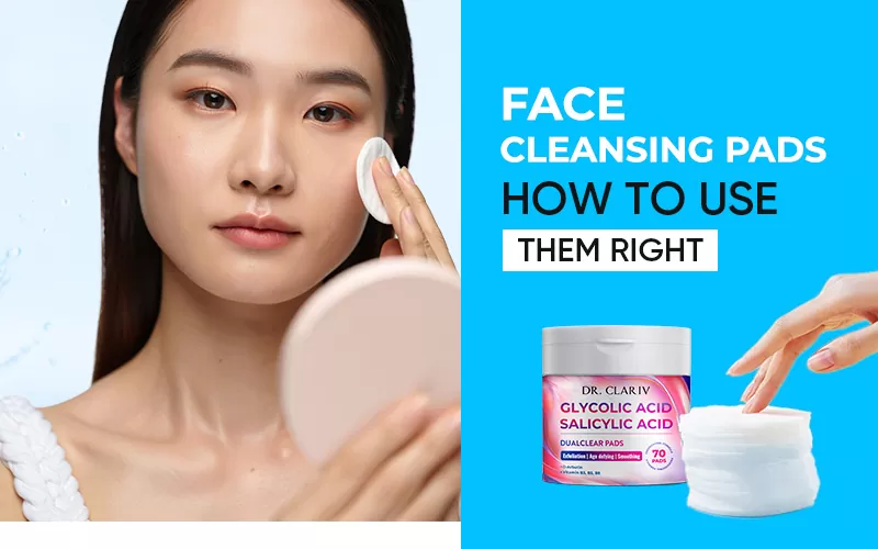 Face Cleansing Pads - DUALCLEAR PAD - DR.CLARIV