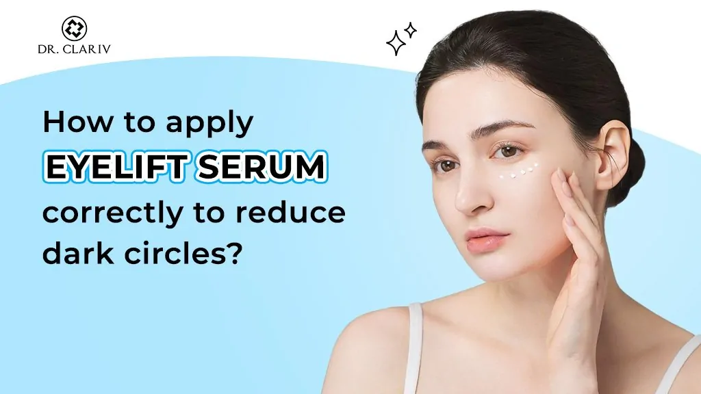 how to apply eye serum correctly